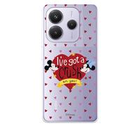 Funda Compatible con Xiaomi Redmi Note 14 5G Oficial de Disney I've Got a Crush on You para Proteger tu móvil. Carcasa de Silicona Transparente Flexible con Licencia Oficial de Clásicos Disney
