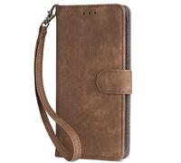 Funda Compatible con ZTE Nubia RedMagic 11 Air Case Caso de teléfono Flip de Cierre magnético,Cartera de Cuero PU Caso de teléfono con 4 Ranuras para Tarjetas.Diseño Anti Robo RFID-Brown