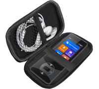 Funda Compatible para Dispositivo traductor Wooask W10 - Carcasa Protectora con Espacio para Auriculares, Cable USB y Tarjeta SD - Diseñada para Traductor de Voz Wooask W10 (Negro)