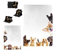 Funda Compatible para Hannspree Pad Apollo 2 10.1-Pulgadas Funda Tablet Case Cover [Función de rotación de 360 Grados][Protección Reforzada de los Bordes contra caídas] GGQ