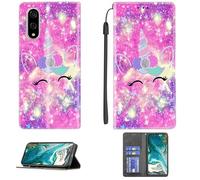 Funda Compatible para Kyocera Basio Active3 Kyg04 Funda Case Carcasa Soporte [con 9H Dureza HD Protector Pantalla] CPT30