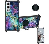Funda Compatible para OPPO A5I Pro Cph2755 Funda Case Carcasa Soporte Cover [con 9H Dureza HD Protector Pantalla] PC + Silicona Soporte IMDH-HTT