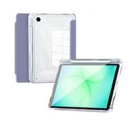 Funda Compatible Samsung Galaxy Tab A11 Plus 11" con Portalápiz | Cubierta Transparente Suave, Soporte, Reposo/Activación, para SM-X230/X233/X235/X236B(XYCH)