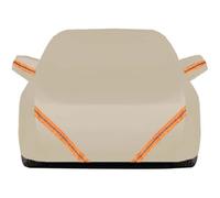 Funda Completa para Coche Compatible con Dacia Logan Stepway 2021-2025, Impermeable Transpirable para Todo Tipo Clima Protección Exterior Lona Reflectante(Khaki)