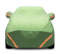 Funda Completa para Coche para Porsche Panamera Turbo E-Hybrid 2024 | Lona Duradera para Coche, Resistente Al Agua, Transpirable, UV, para Exteriores, A Prueba De Arañazos(Green,with Cotton)