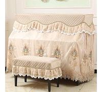 Funda completa para piano, Funda de piano tela gruesa, limpia y universal, 148-153 cm