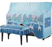 Funda completa para piano, Funda de piano, toalla tela transpirable universal, 148-155 cm
