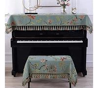 Funda completa para piano, Funda for piano electrónico de tela bordada universal 90 x 220 cm