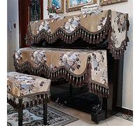 Funda completa para piano, Tela bordada for funda de piano, 150-157 cm, universal, for(Large)