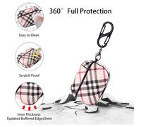 Funda con acceso al puerto de carga para AirPods Pro, duradera y elegante con material TPU, que garantiza un manejo seguro y protegido, compatible