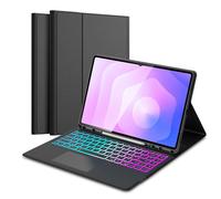 Funda con Air Key Teclado para 14.6" Samsung Galaxy Tab S11 Ultra/S10 Ultra/S9 Ultra/S8 Ultra : Modo DEX con un solo clic Español Ñ retroiluminación del arco iris Teclado desmontable con Trackpad