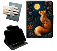 Funda con asa giratoria para Kindle Paperwhite de 11ª generación 2021 de 17.3 cm, Moon for Fox