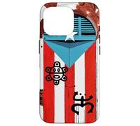 Funda con Bandera de Puerto Rico Coqui Sun Taíno Boricua Pride Cover Carcasa para iPhone 16 Pro