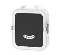 Funda con Base de Carga portátil para Insta360 GO Ultra. Base de Carga Multiusos con Zapata fría y roscas de 1/4" para Montar Luces LED, micrófonos y trípodes (Blanco sin batería)