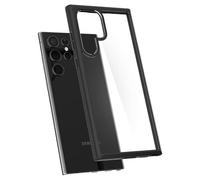 Funda con Bumper de Absorción de Impactos para Samsung Galaxy S22 Ultra Negra