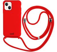Funda con cable para iPhone 13 Mini (rojo) - COOL