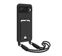 Funda con cordón para Google Pixel 10 con tarjetero y correa ultra resistente