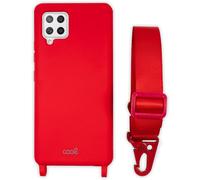 Funda con correa roja para Samsung A426 Galaxy A42 5G - COOL