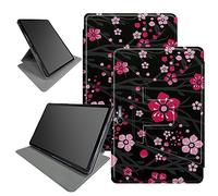Funda con diseño de flor de cerezo rosa para tablet Microsoft Surface Pro 7 Plus/Pro7/Pro 6/Pro 5/Pro 2017/Pro 4/Pro LTE de 12.3 pulgadas, rotación de 360 grados, múltiples ángulos de visión con