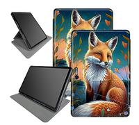 Funda con diseño de zorro para tablet Microsoft Surface Pro 7 Plus/Pro7/Pro 6/Pro 5/Pro 2017/Pro 4/Pro LTE de 12.3 pulgadas, rotación de 360 grados, múltiples ángulos de visión con apagado y encendido