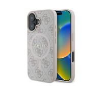 Funda con Logo Guess 4G Ring Classic Rosa para Magsafe - iPhone 16