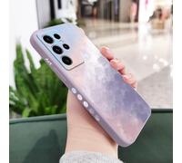 Funda con Patrones para Samsung Galaxy S25, S24, S23, S22, S21, S20 Ultra Plus FE, Note 20 Ultra 10, 9 Plus, Color Morado Claro, para S22 Plus