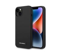 Funda con placa de silicona Karl Lagerfeld KLHMP14SSLMP1K, Negro - iPhone 15 / 14 / 13