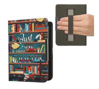 kwmobile Carcasa Compatible con Kobo Clara BW/Colour Funda - Funda e-Book con Solapa y Correa de Mano - Solo un capítulo más