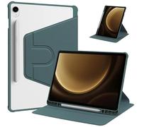 Funda con Soporte acrílico Giratorio 360 Adecuada for Samsung Galaxy Tab S10 FE 10,9 Pulgadas SM-X520 X526B con Soporte for bolígrafo(Dark Green)