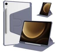 Funda con Soporte acrílico Giratorio 360 Adecuada for Samsung Galaxy Tab S10 FE 10,9 Pulgadas SM-X520 X526B con Soporte for bolígrafo(Lavender Gray)