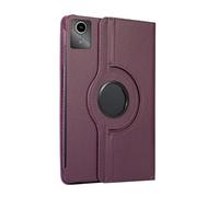 Funda con Soporte de Cuero PU giratoria 360 Adecuada for Tableta Huawei Honor Pad X9a de 11,5 Pulgadas ELN2-W29 2025(Purple)