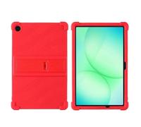 Funda con Soporte for Tablet Compatible con Samsung Galaxy Tab A11 Plus de 11 Pulgadas SM-X230 X233 X235 2025. Funda de Silicona Suave a Prueba de Golpes.(Red)