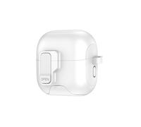 Funda con Soporte los Auriculares para Huawei FreeClip 2, Funda Resistente a caídas con Cierre magnético, Compatible con la Carga inalámbrica (Blanco)