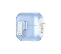 Funda con Soporte los Auriculares para Huawei FreeClip 2, Funda Resistente a caídas con Cierre magnético, Compatible con la Carga inalámbrica (Azul)