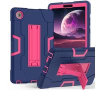 Funda con soporte para tablet compatible con Lenovo Tab One de 8.7 pulgadas/K9 TB305FU (2025), funda protectora híbrida resistente, TPU a prueba de golpes, funda de protección de soporte, azul marino