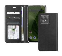 Funda con tapa para Fairphone 6 con tarjetero integrado y soporte de vídeo