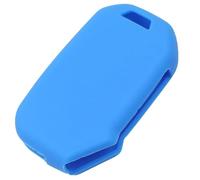 Funda con Tapa para Llave para Kia para Sportage para Ceed para Sorento para Cerato para Forte 2017 2018 2019 Funda Fob Soporte Piel Autopartes(Dark Blue)