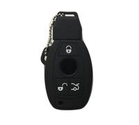 Funda con Tapa para Llave para Mercedes para Benz W203 W210 W211 AMG CES CLS CLK CLA C350 GLK GLC GLE350 GLS500 SLC 260 Autopartes(Black)