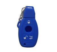 Funda con Tapa para Llave para Mercedes para Benz W203 W210 W211 AMG CES CLS CLK CLA C350 GLK GLC GLE350 GLS500 SLC 260 Autopartes(Blue)