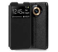 Cool Funda Flip Cover Liso Negro para Realme 11 Pro 5G /11 Pro Plus 5G