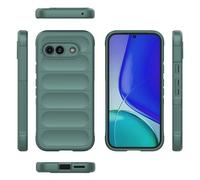 Funda con Tapa para teléfono For Google Pixel 9A 5G Case Silicone Slim Cover Full Body Protection Shock Resistant Scratch Resistant Soft Inner Fiber Flocking Phone Cases Cubierta Protectora(Ye?il)