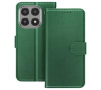 Funda con tapa para Xiaomi 15T con efecto cuero, tarjetero y función soporte