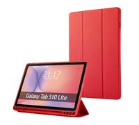 Funda con Tapa Smart para Samsung Galaxy Tab S10 Lite Color Roja