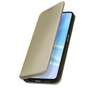 Funda con tarjetero y soporte para vídeo -Oppo A57 / A57s dorada