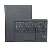 Funda con Teclado Bluetooth CoastaCloud Teclado Bluetooth Inalámbrico 3.0 QWERTY Español con Multi Touchpad - Compatible 9-10.6 Pulgadas Cualquier Windows / Android OS Tablet PC (Tamaño de la tableta adecuada:Min 15x24cm Max 18x26cm) Negro