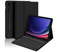 Funda con Teclado Bluetooth + Teclado Compatible con Samsung Galaxy Tab A9+ 2023 (11 pulgadas) - Negro