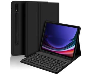 Funda con Teclado Bluetooth + Teclado Compatible con Samsung Galaxy Tab A9+ 2023 (11 pulgadas) - Negro
