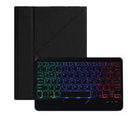 Funda con teclado compatible con iPad Pro 11 y Air de 5.ª/4.ª generación de 10,9 pulgadas, desmontable, con soporte para Apple Pencil y tapa