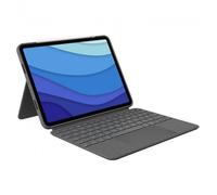 Funda con Teclado Logitech Combo Touch para Tablets Apple Ipad Pro 11' 1ª / 2ª / 3ª Generación/ Gris