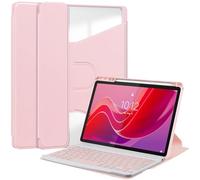 Funda con Teclado para Honor Magic Pad 2 Tablet 12.3 Pulgadas, Teclado Desmontable Bluetooth inalámbrico magnético Tablet Stand Cover(Pink)